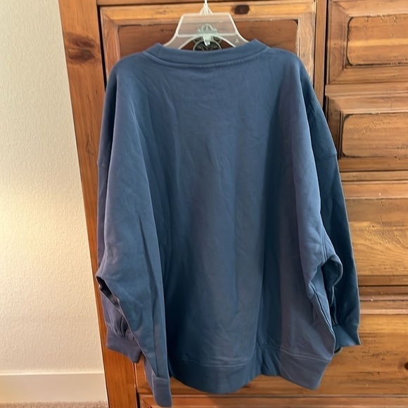 Aware Men’s Blue Crewneck Sweatshirt Size Medium NWT - Picture 4 of 4